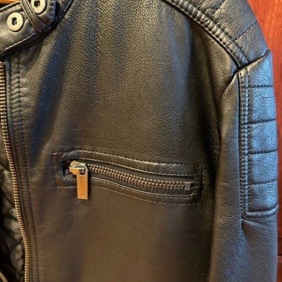 William Rast Faux Leather Moto Jacket (Mens) - Picture 7 of 7